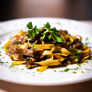 Fettuccine ai porcini tartufati