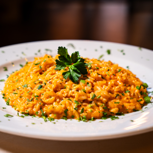 Risotto alla crema di scampi*